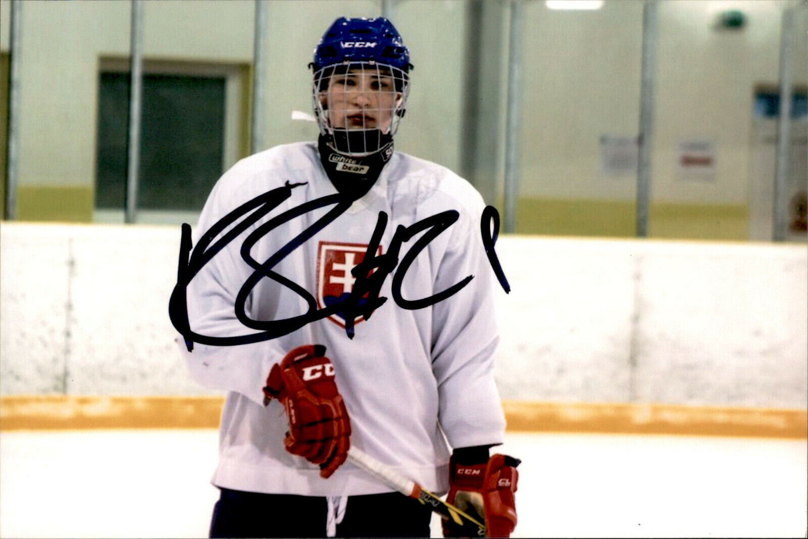 Adam Ruzicka SIGNED autographed 4x6 Photo Poster painting TEAM SLOVAKIA / CALGARY FLAMES #6