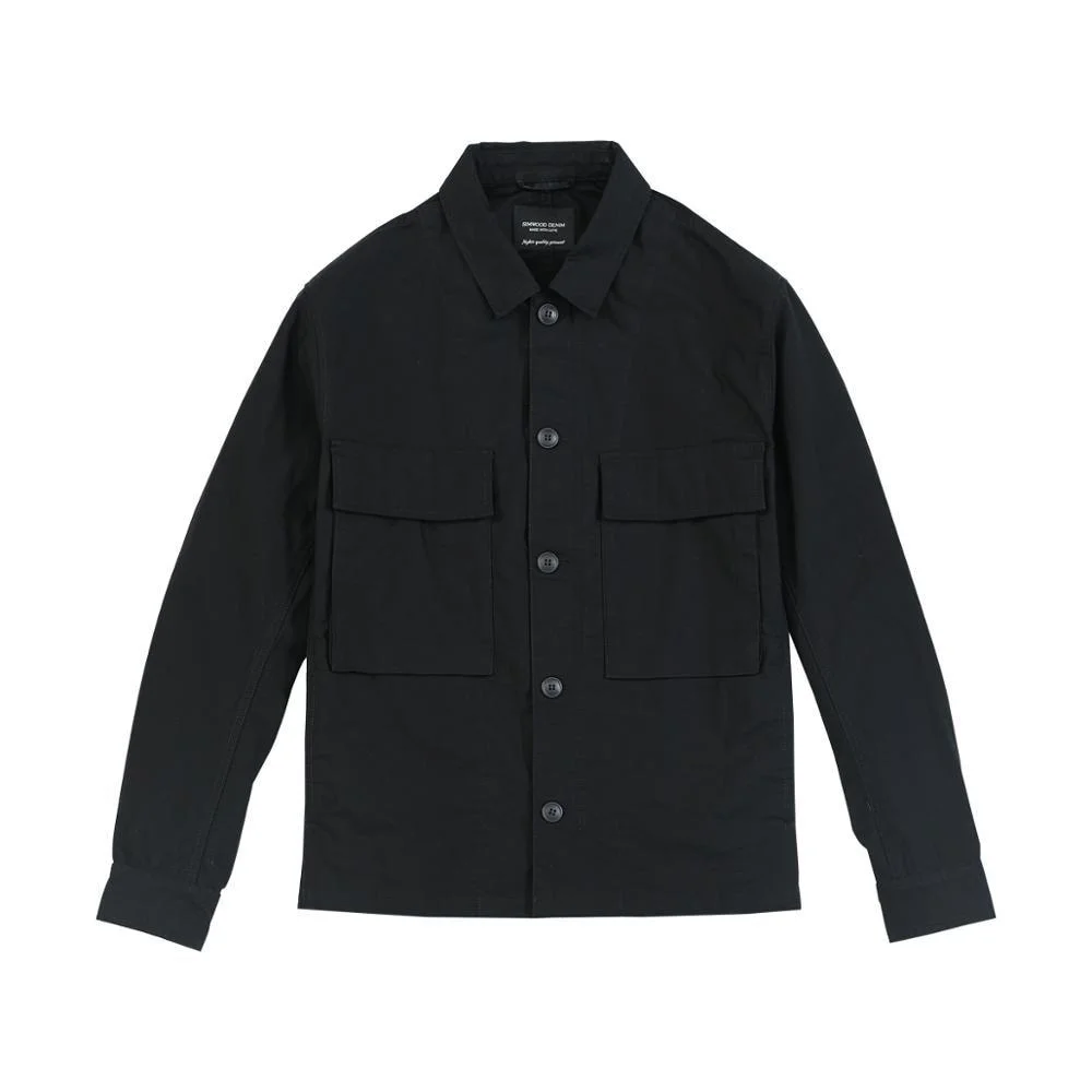 SIMWOOD 2021 Autumn New Military Jacket Men Fashion Cargo Plus Size  100% Cotton Jackets Multi-pocket Outerwear Coats SJ130636