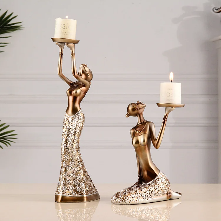 Golden Girl Candle Holder Set | AvasHome