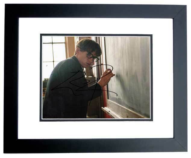 Eddie Redmayne Signed - Autographed The Theory of Everything 8x10 Photo Poster painting FRAMED