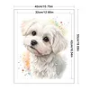 Maltese Dog-11CT Stamped Cross Stitch 40*50cm/15.75*19.69in tapestrymarket