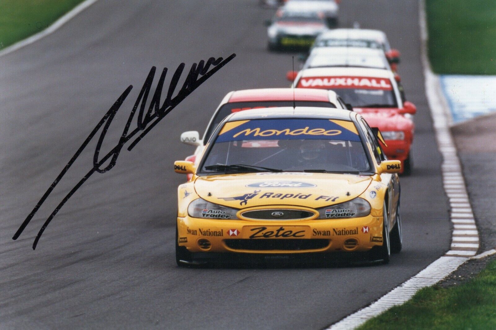 ALAIN MENU AUTOGRAPH, MOTOR SPORT, BTCC