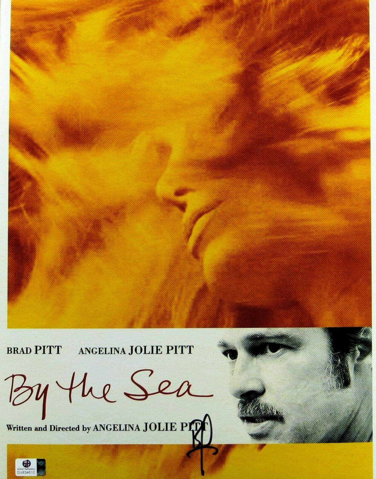 Brad Pitt Signed Autographed 11X14 Photo Poster painting By the Sea Promo Poster GV834610