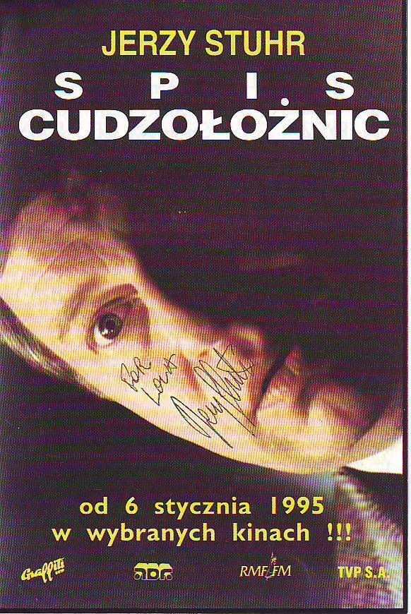 Jerzy Stuhr (10x15 cm) Original Autographed Photo Poster painting