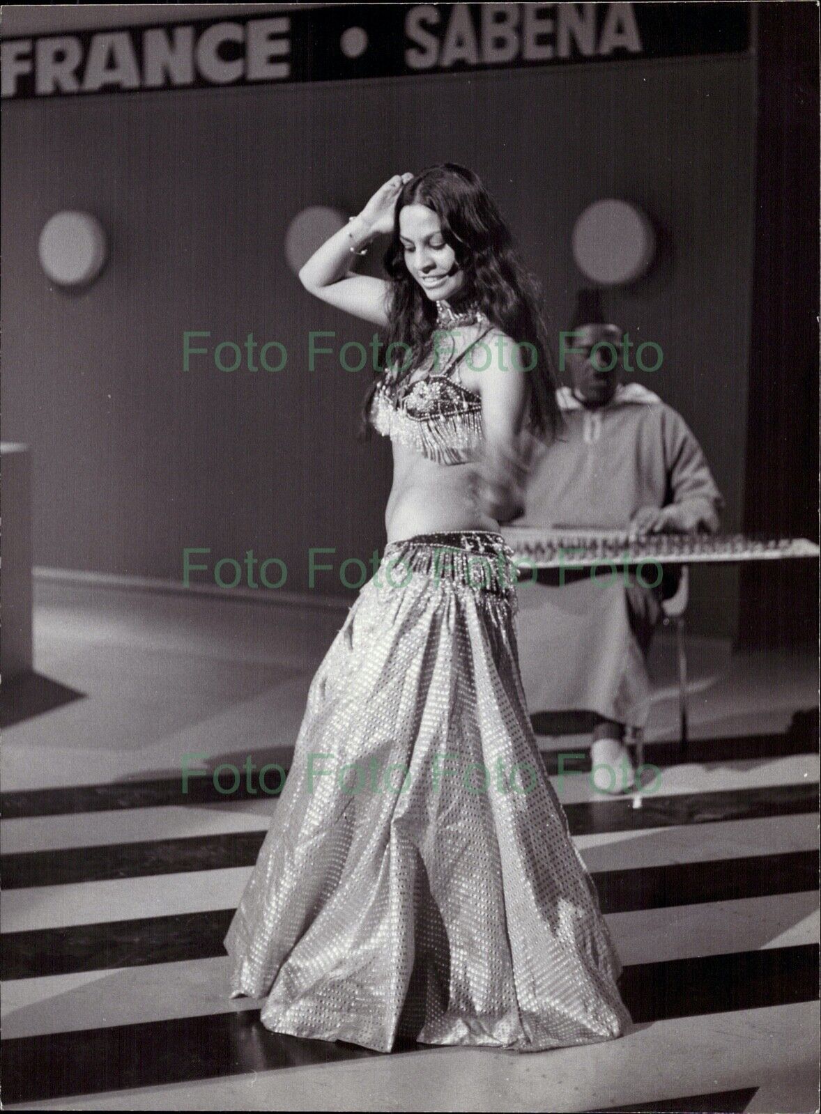 Janina Belly Dance Morocco TV Vintage Press Photo Poster painting R?hnert (UN-225