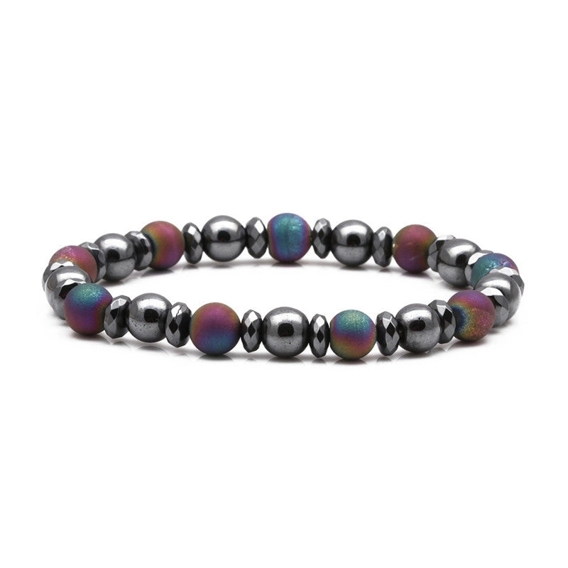 Fashion Multicolor Crown Skull Beaded Inlay Zircon Halloween Unisex Bracelets