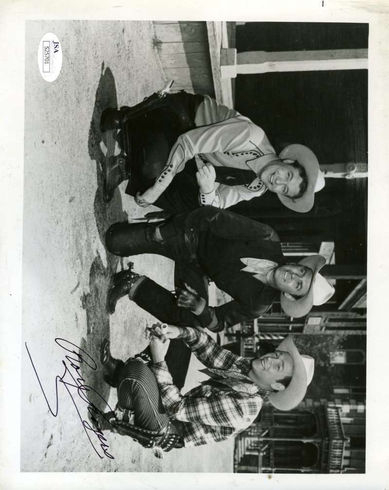 Roy Rogers Jsa Coa Hand Signed 8x10 Photo Poster painting Authentic Autograph