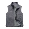 Men's Outdoor Fashionable Simple Stand Collar Vest