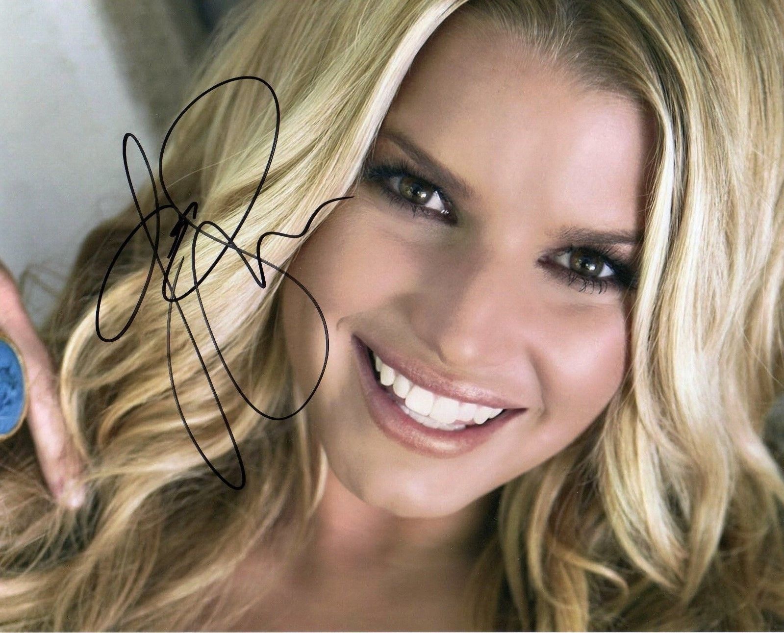 JESSICA SIMPSON AUTOGRAPHED SIGNED A4 PP POSTER Photo Poster painting PRINT 11