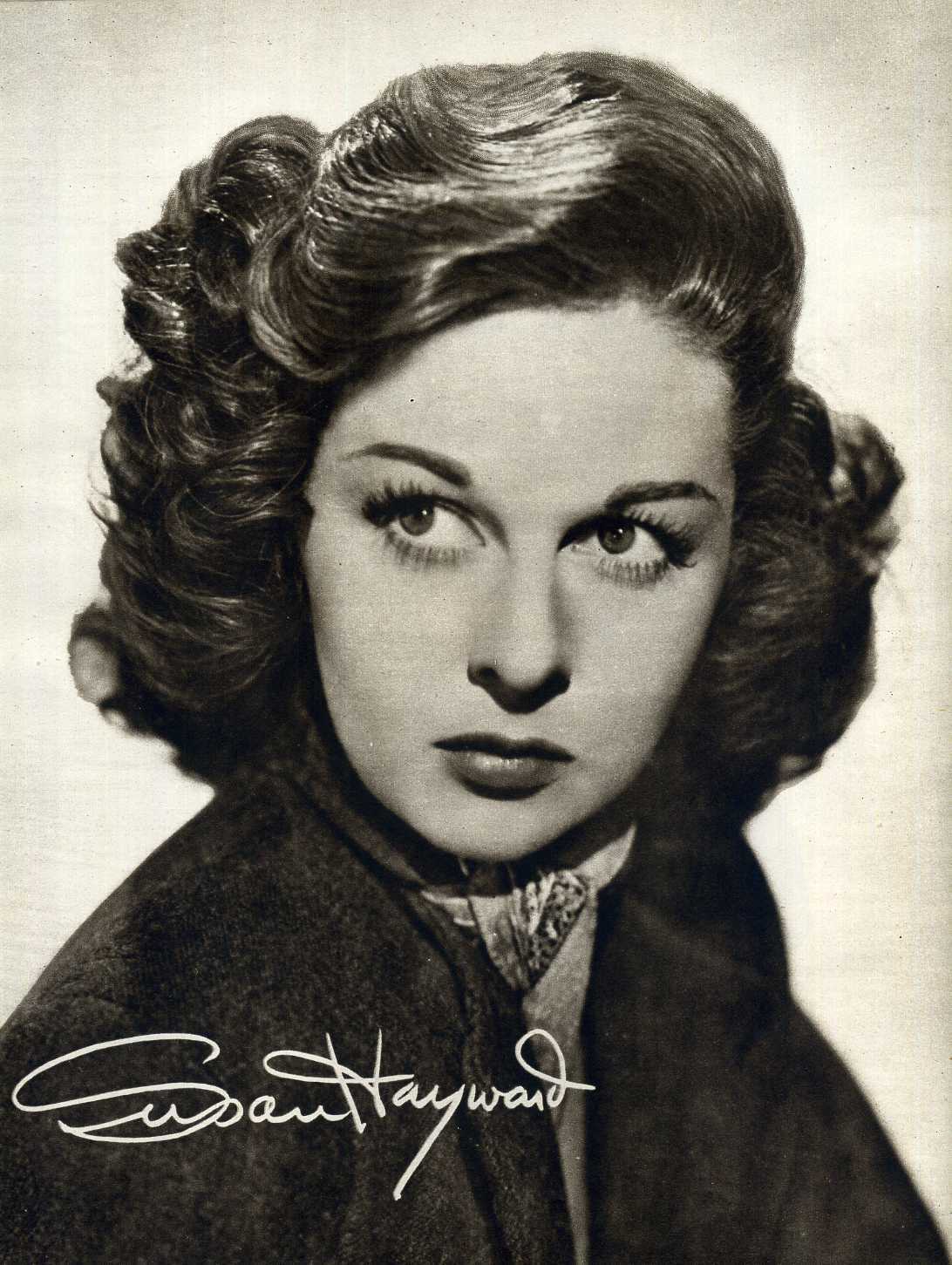 SUSAN HAYWARD Signed Photo Poster paintinggraph - Stunning Film Actress - preprint