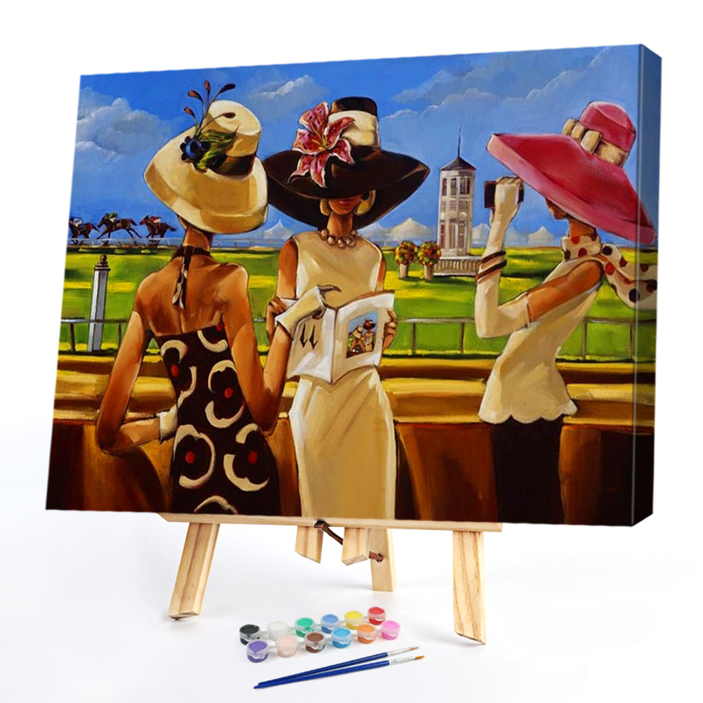 

40x50cm - Paint By Numbers Gossip Beauty, 501 Original