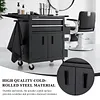 Tattoo Cart with Drawers Multi-Function Trolley Barber Shop Mobile Tool Cabinet