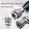 Adjustable Socket Wrench Universal 3/8 Inch Socket Wrench10-19 Mm Multifunction Ratchet Adapter Sleeve Spanner Repair Tool
