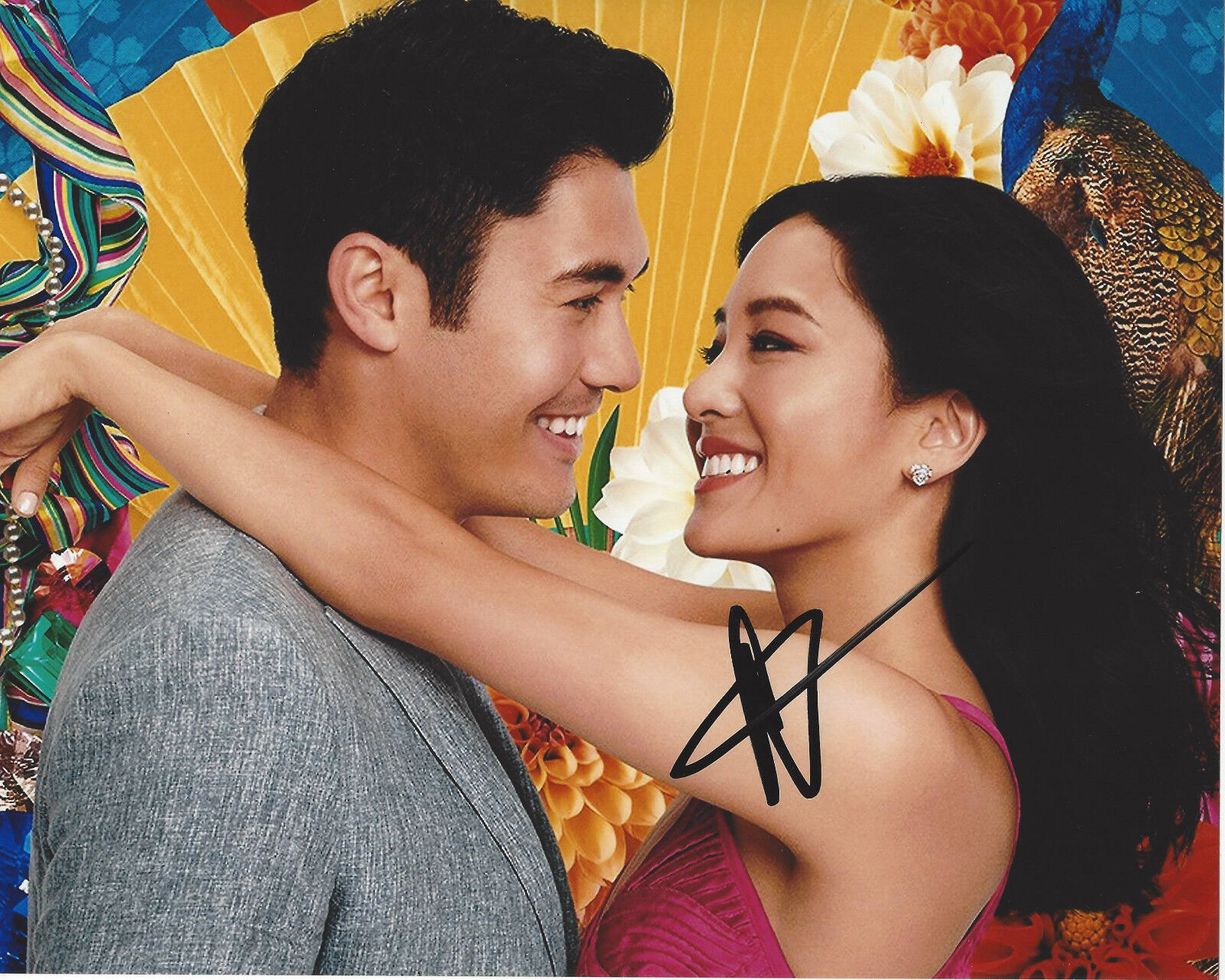 CONSTANCE WU SIGNED AUTHENTIC 'CRAZY RICH ASIANS' 8X10 Photo Poster painting B w/COA ACTRESS