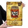 Duff Beer - Metal Tin Signs(8*12Inch/12*16Inch) - Bar