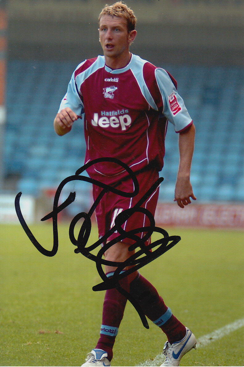 SCUNTHORPE HAND SIGNED IAN BARACLOUGH 6X4 Photo Poster painting 1.