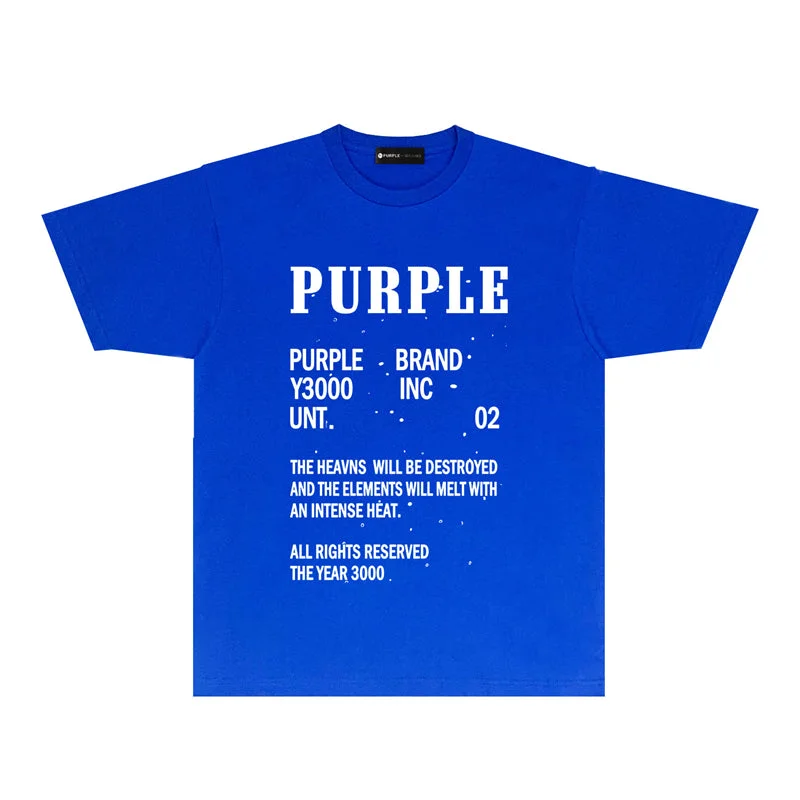 Purple fashion T-shirt