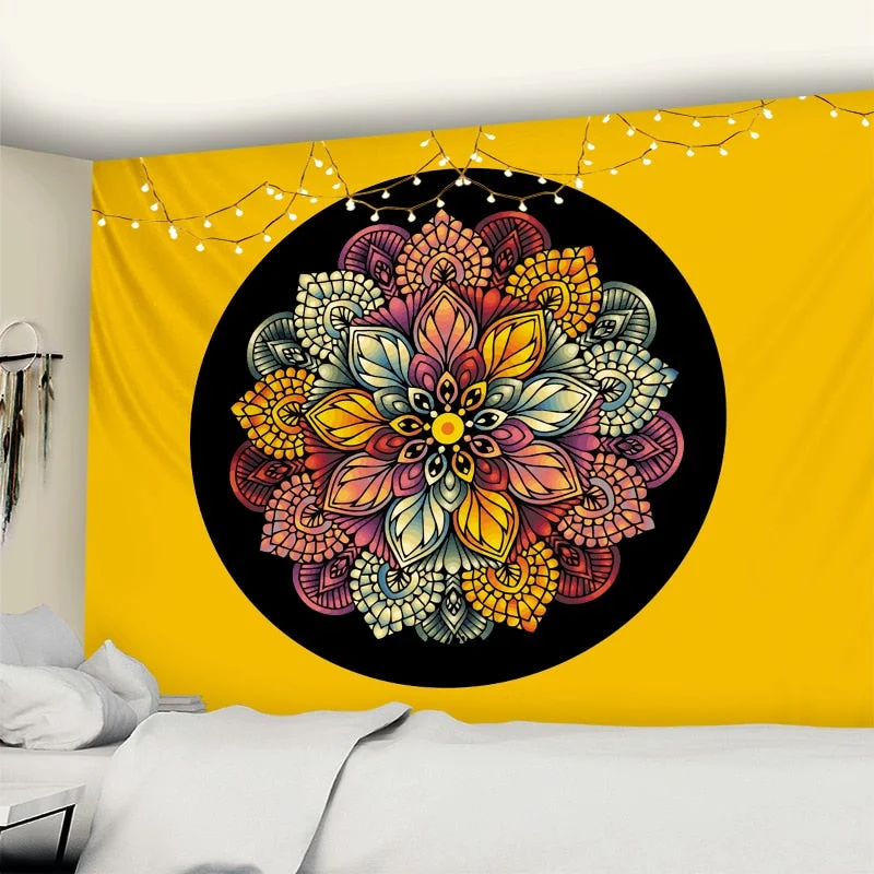 Elephant Mandala Tapestry Wall Hanging Indian Psychedelic Witchcraft Tapiz Hippie Bedroom Room Home Decor