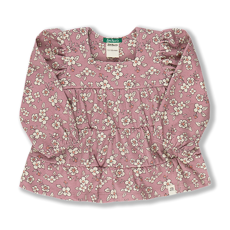 Harvest Floral Peasant Blouse