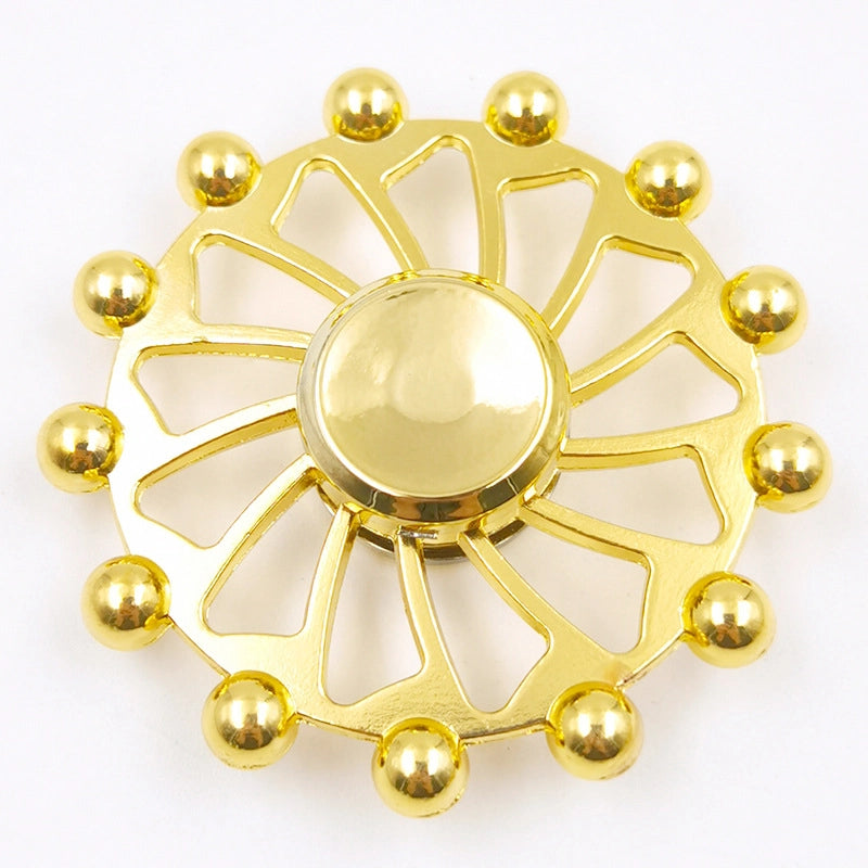 Creative Zinc Alloy Bronze Hand Spinner Finger Rotating Decompression Toy