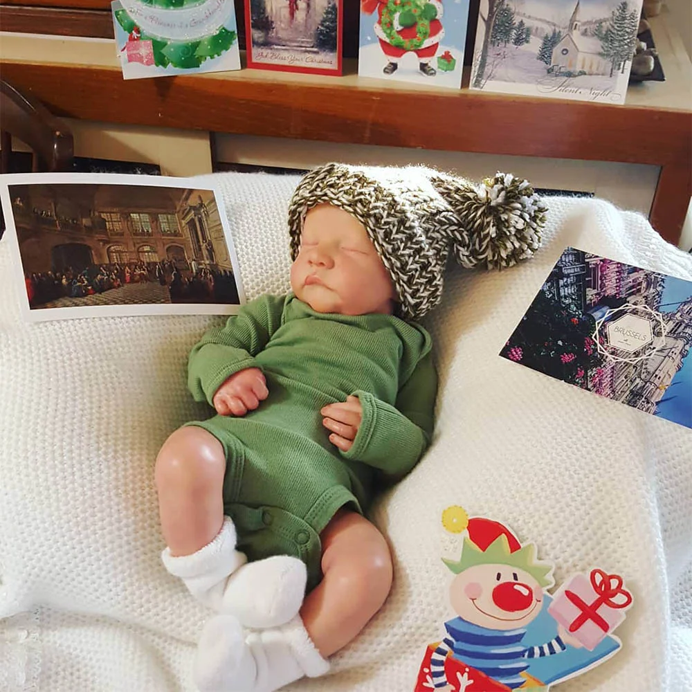 [Special Christmas] 20" Super Lovely Lifelike Handmade Silicone Vinyl Body Reborn Newborn Baby Boy Named Ivan For Kids -Creativegiftss® - [product_tag] RSAJ-Creativegiftss®