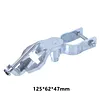 2 Packs Chain Link Fence Gate Hinge 1-5/8in Chain Link Rust Resistant Easy To Install Galvanized Steel Gate Hinge for Farm Garden Backyard