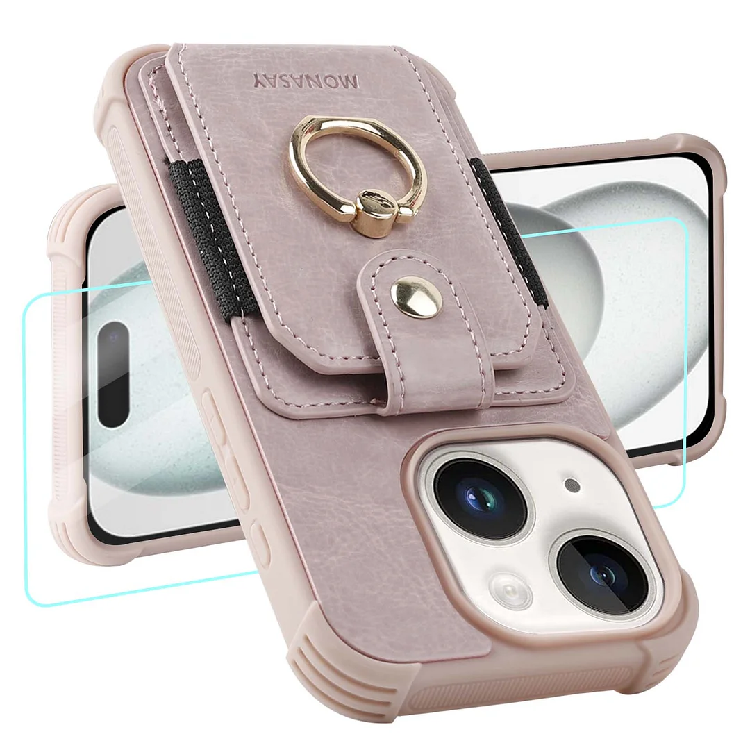 Ring Wallet Case for iPhone 15 5G