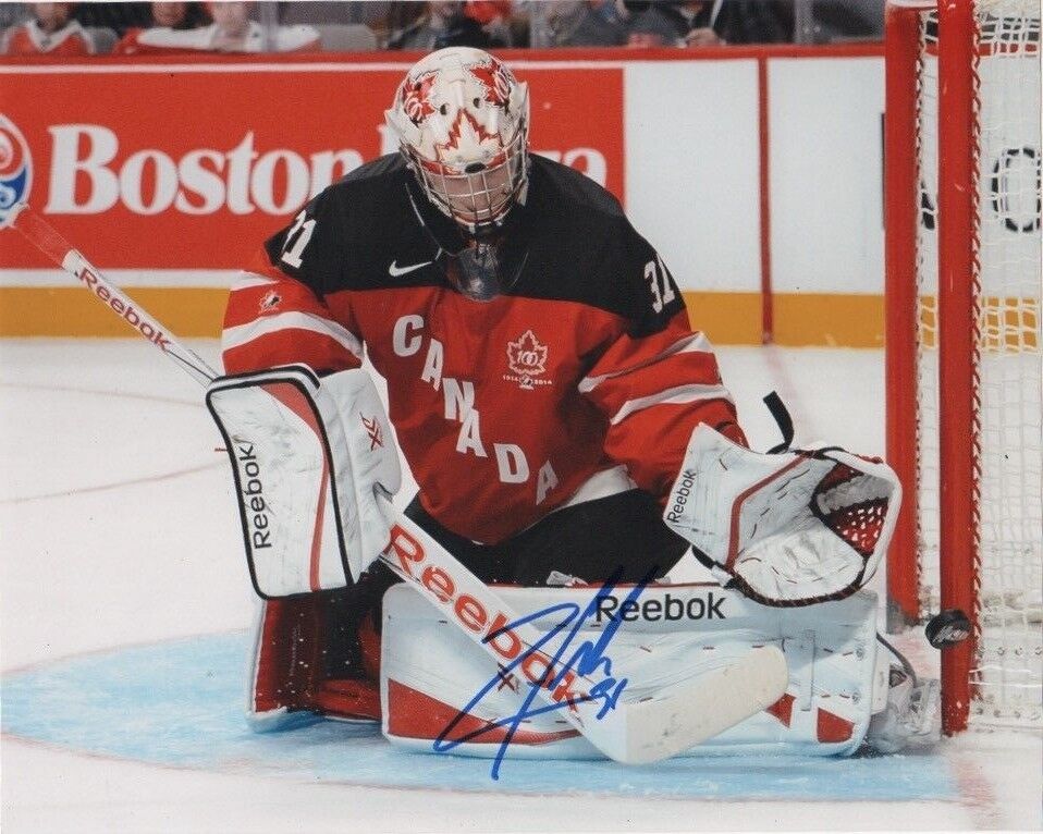 Team Canada Zachary Fucale Signed Autographed 8x10 Photo Poster painting COA