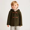 Kid Baby Boy Wool Explosions Retro Horn Buckle Coats