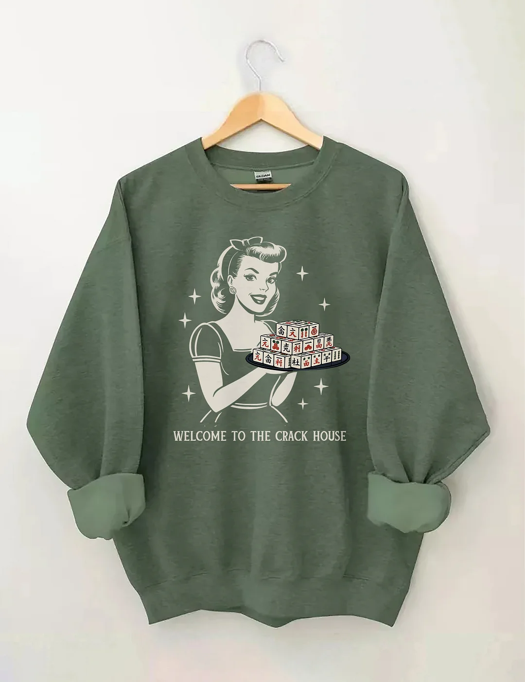 Welcome To The Crack House Mahjong Sweatshirt