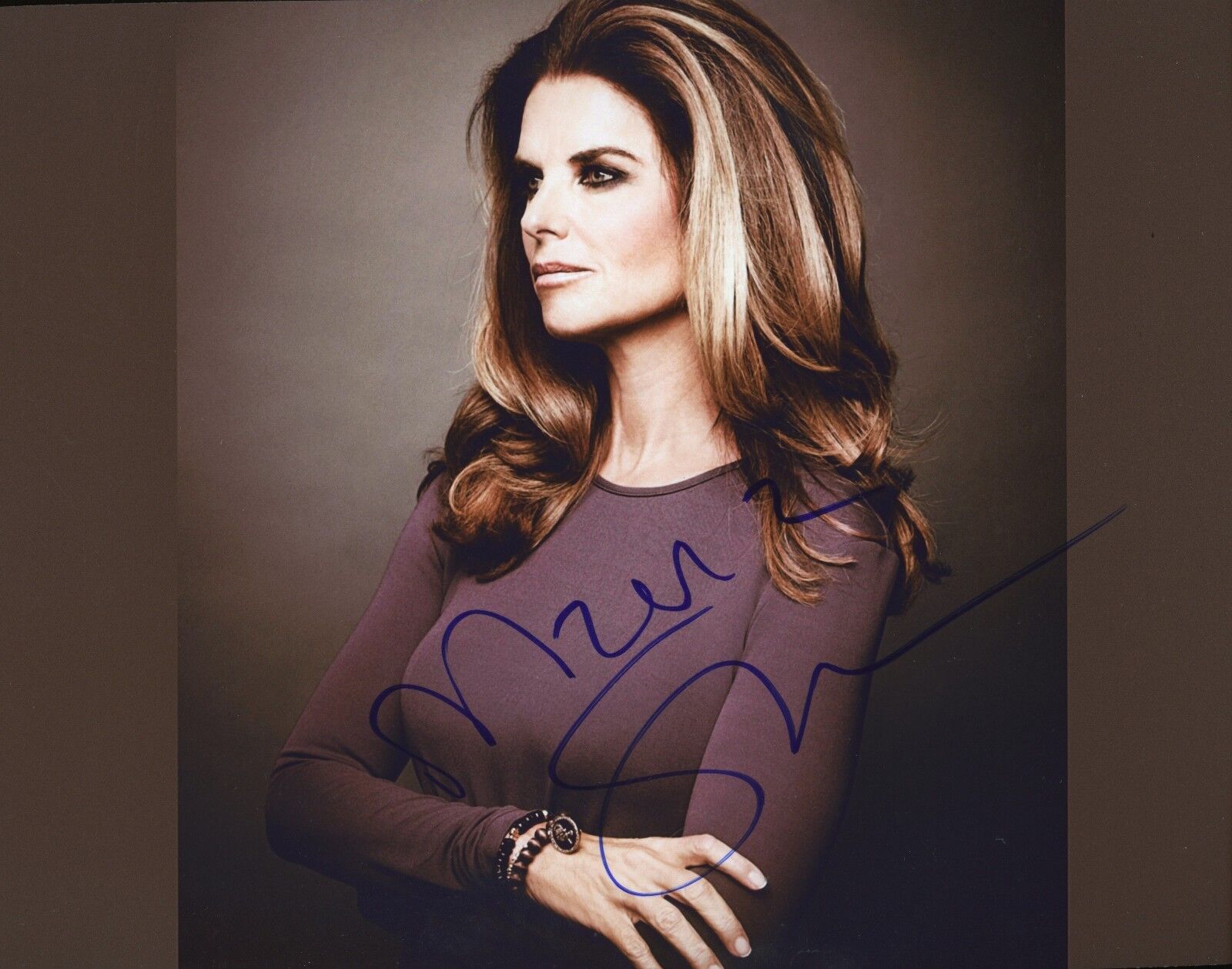 ~~ MARIA SHRIVER Authentic Hand-Signed BEAUTIFUL