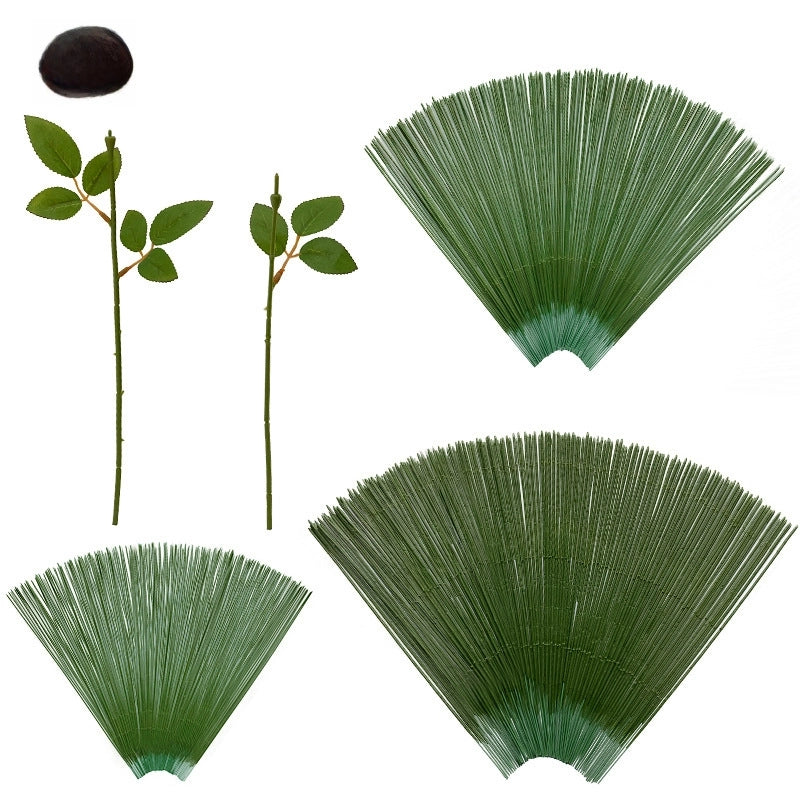 Simulation Lead Rod Wire Rod 4 Sizes Soap Hydrangea Flower Arrangement Line Diy Flower Shop Flower Head Flower Arrangement Accessories