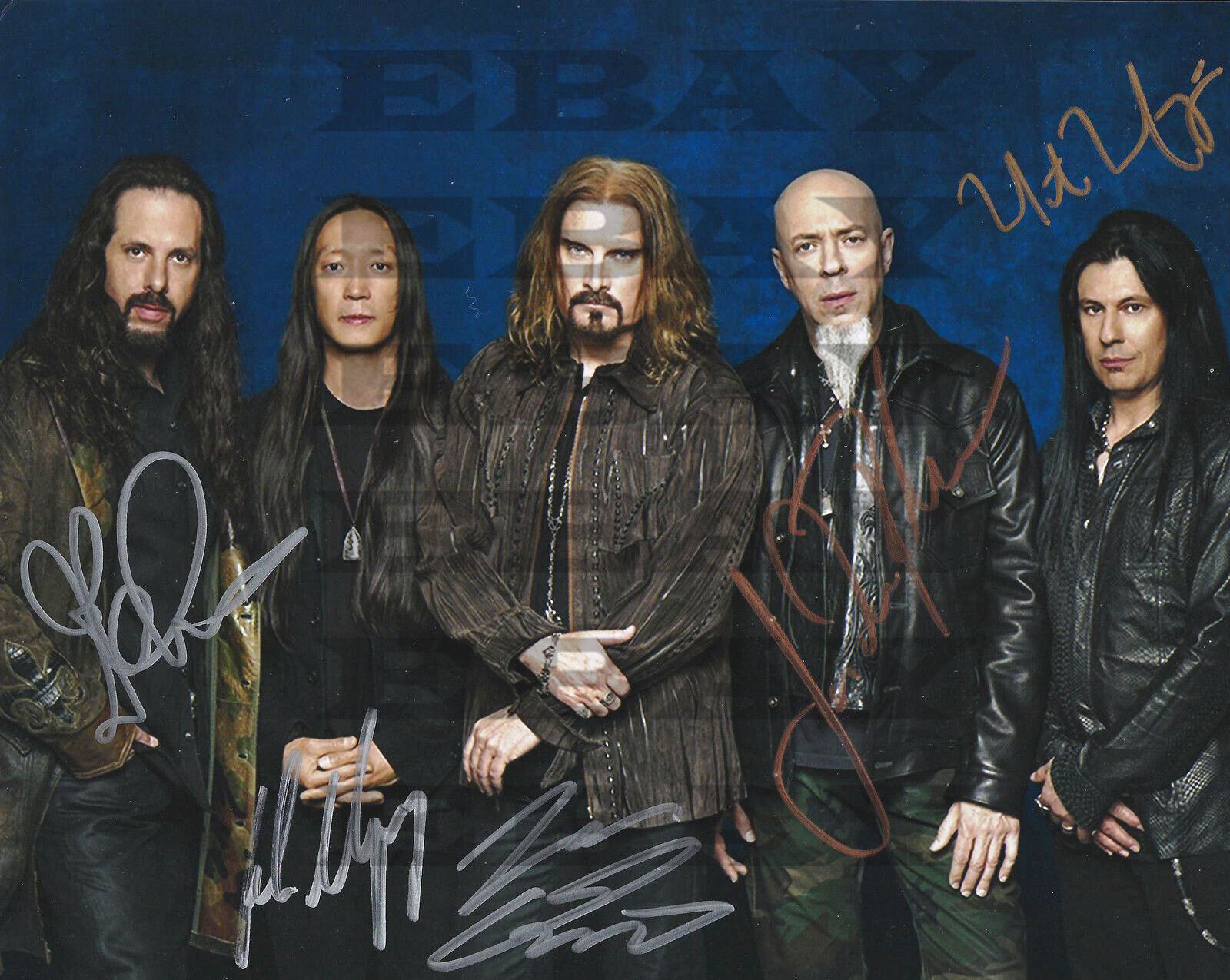 Dream Theater Autographed signed 8x10 Photo Poster painting Reprint