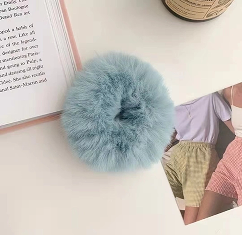 Autumn And Winter Plush Candy Color Hair Ring Women’s Soft Waxy Hair Rope Girl’s Head Rope Hair Strap Sweet Hair Accessories