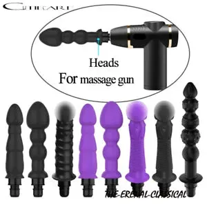 pornhint Pornhint Massage Gun Head Accesories Silicone Heads Fascia Massage Gun Percussion Dildos