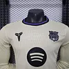 2025/2026 Long Sleeve Player Version Barcelona Away Football Shirt 1:1 Thai Quality