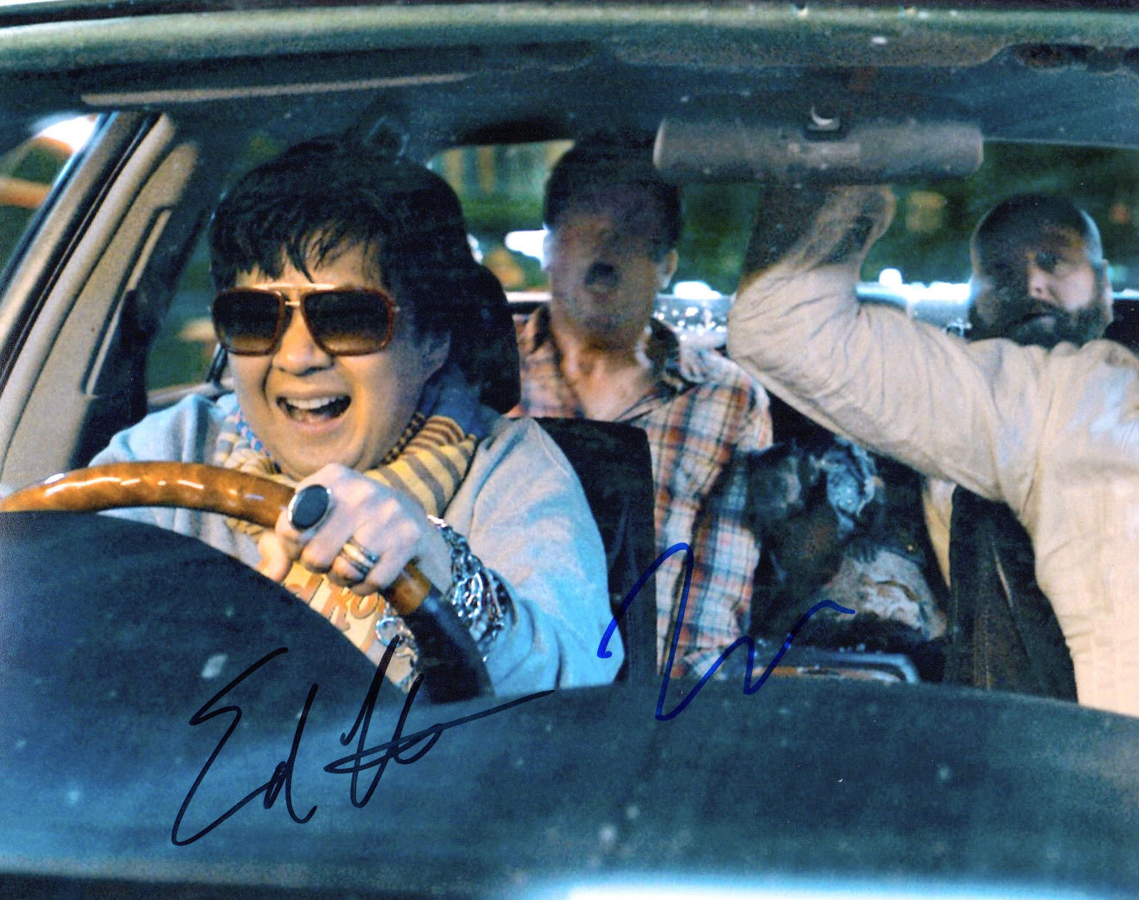 GFA Hangover Movie Stars * ED HELMS & KEN JEONG * Signed 8x10 Photo Poster painting H1 PROOF COA