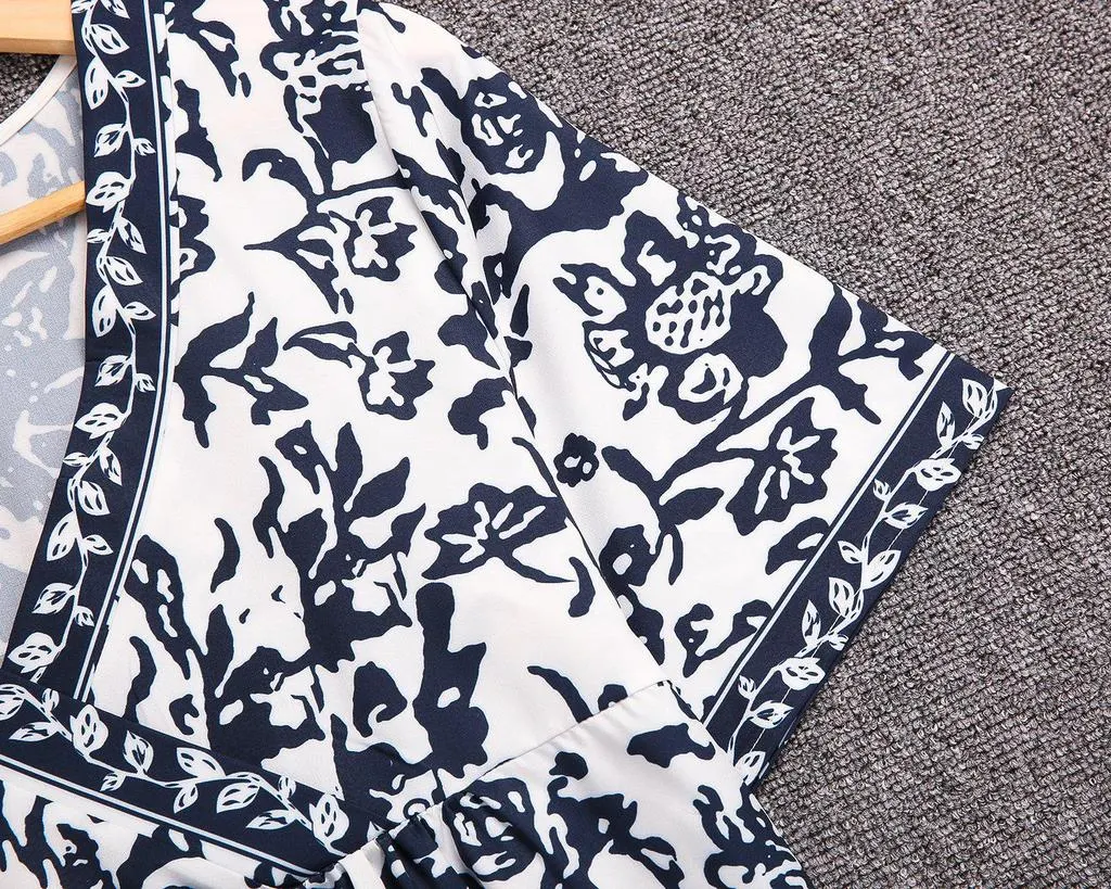 Better to Best Printed Dress-vocosishoes