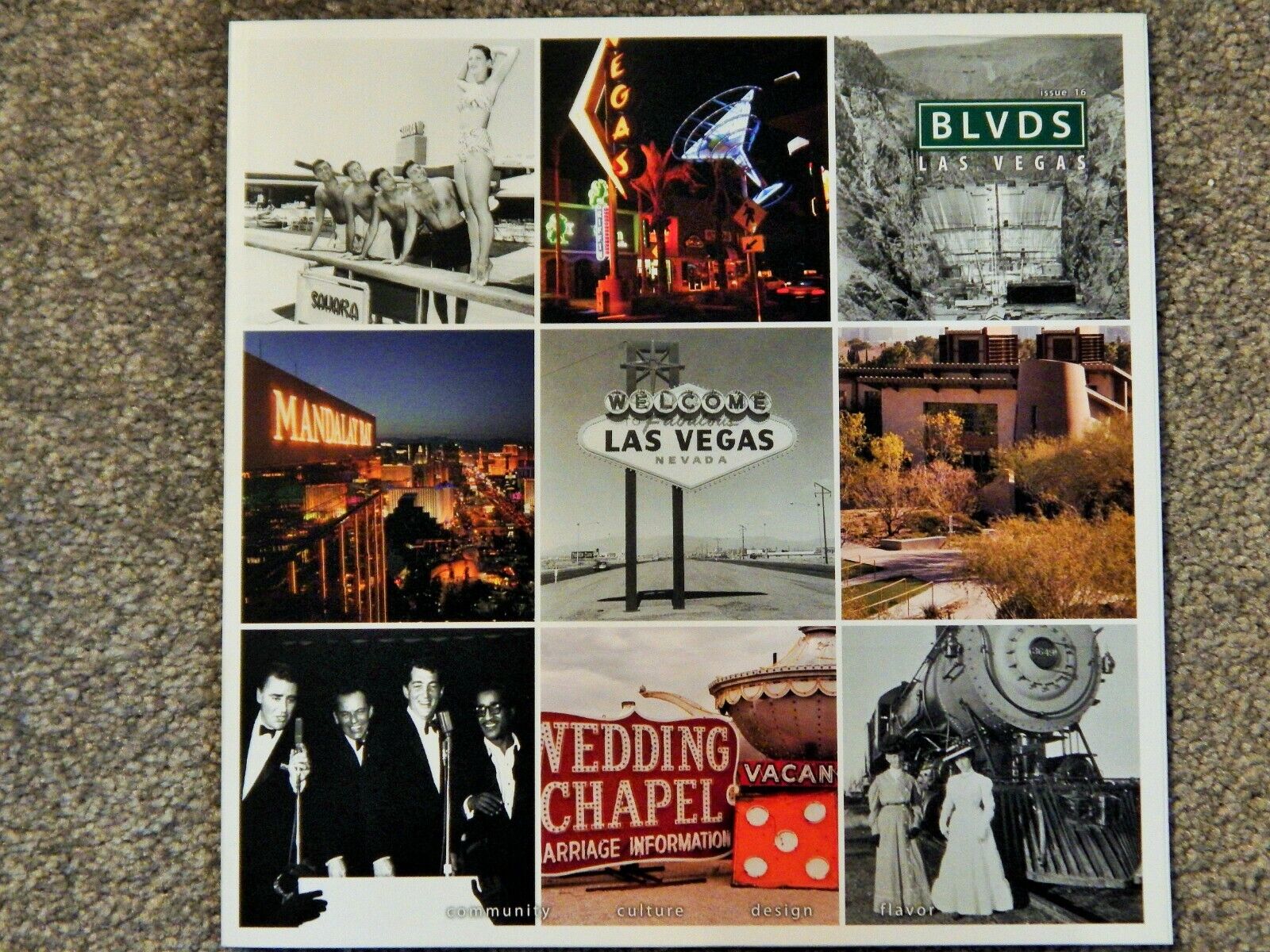 BLVDS LAS VEGAS MAGAZINE 10/11/2009 VINTAGE NOSTALGIC Photo Poster paintingS / ARTICLES, NEW!