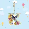 1Pc DIY Diamond Painting Lettter Keychain