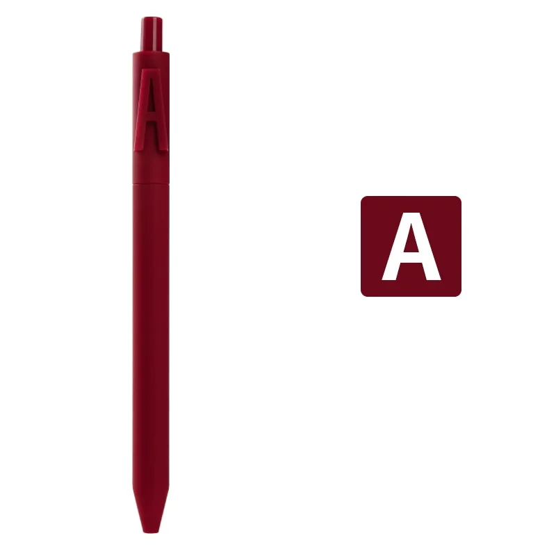 Kaco Creative Gel Pen Alphabet A-Z Number 0-9 Black Ink 0.5mm Fine Point Children Student Writing Gel Pens School Supplies