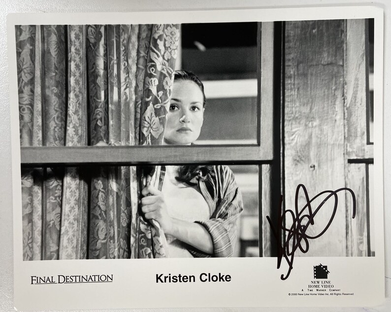 Kristen Cloke Signed Autographed Final Destination