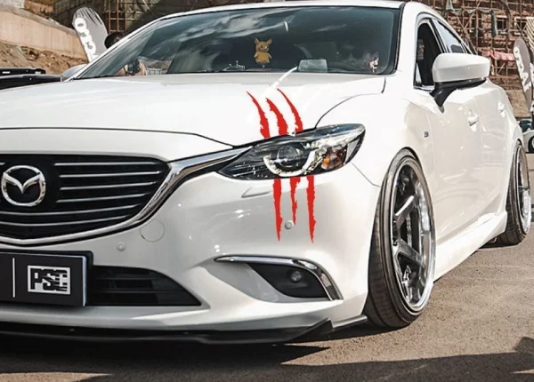 Car Headlight Decorative Paw Car Sticker