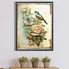 (40*60cm)Flower Bird - Full Round Drill Diamond Painting