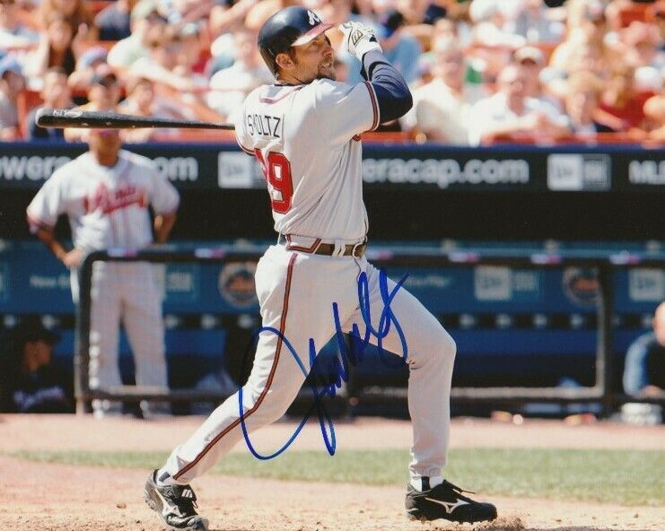 JOHN SMOLTZ SIGNED ATLANTA BRAVES PITCHER 8x10 Photo Poster painting #3 HOF Autograph PROOF