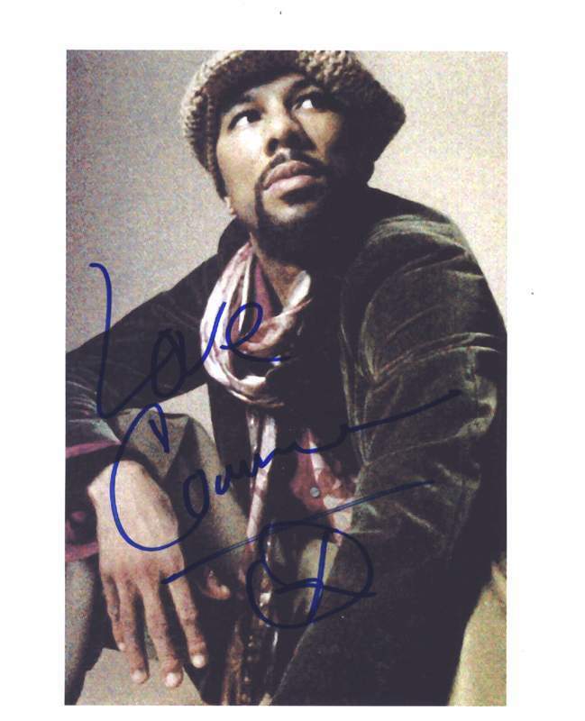 Common authentic signed rap 8x10 Photo Poster painting W/Certificate Autographed (A0165)