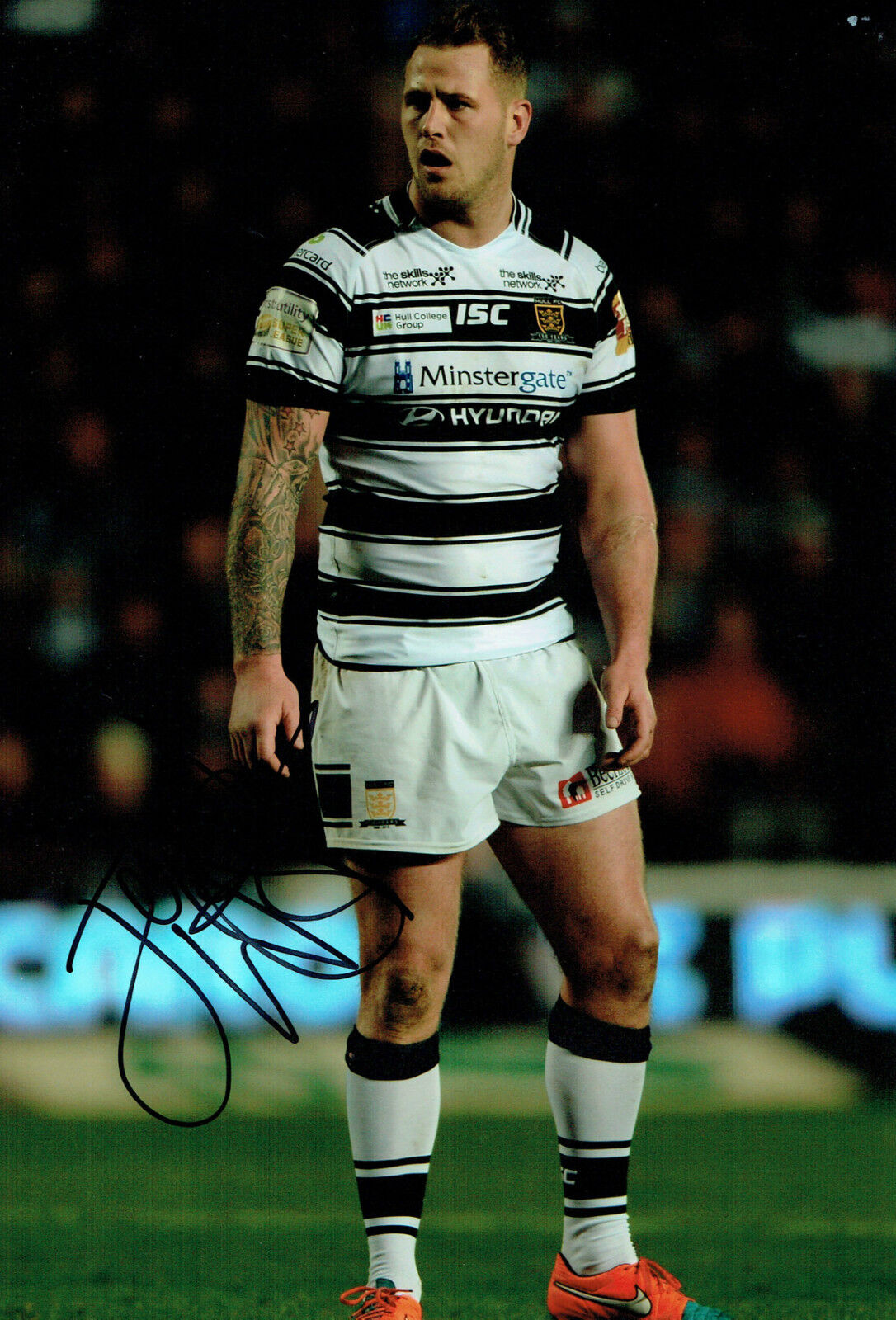 Joe WESTERMAN Hull FC Rugby League Signed Autograph 12x8 Photo Poster painting AFTAL COA