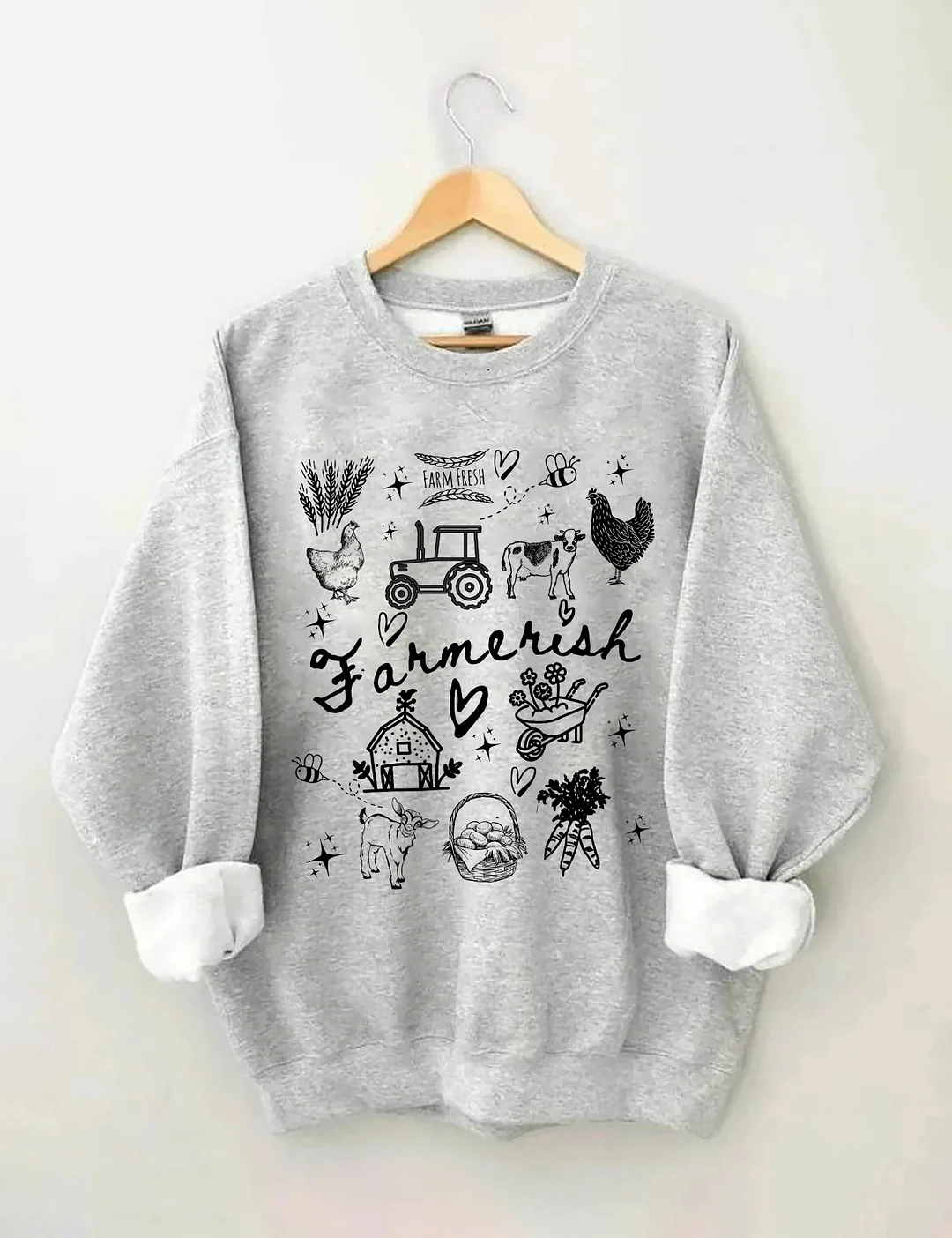 Doodle Design Farmerish Sweatshirt