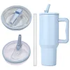 40Oz Tumbler Flip Straw Lid Replacement Spill Proof Cover for Stanley 40oz Mug