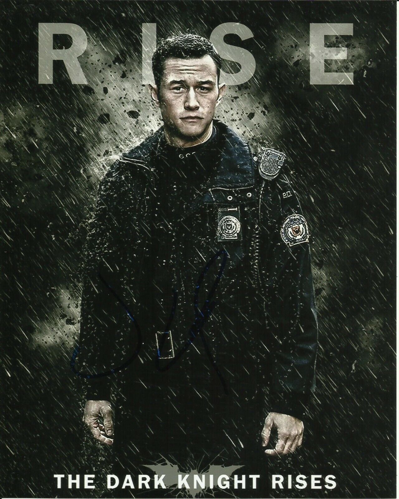 JOSEPH GORDON-LEVITT SIGNED THE DARK KNIGHT RISES Photo Poster painting UACC REG 242 (2)